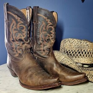 Tony Lama Snip Toe Western Boots